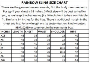 The Rainbow Sling Dress