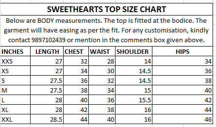 Sweethearts Top