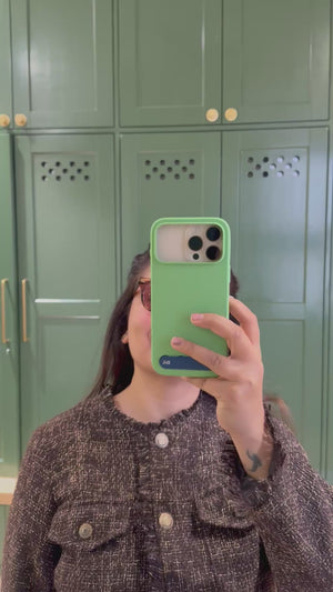 EVELYN Molten Gold & Brown Jacket