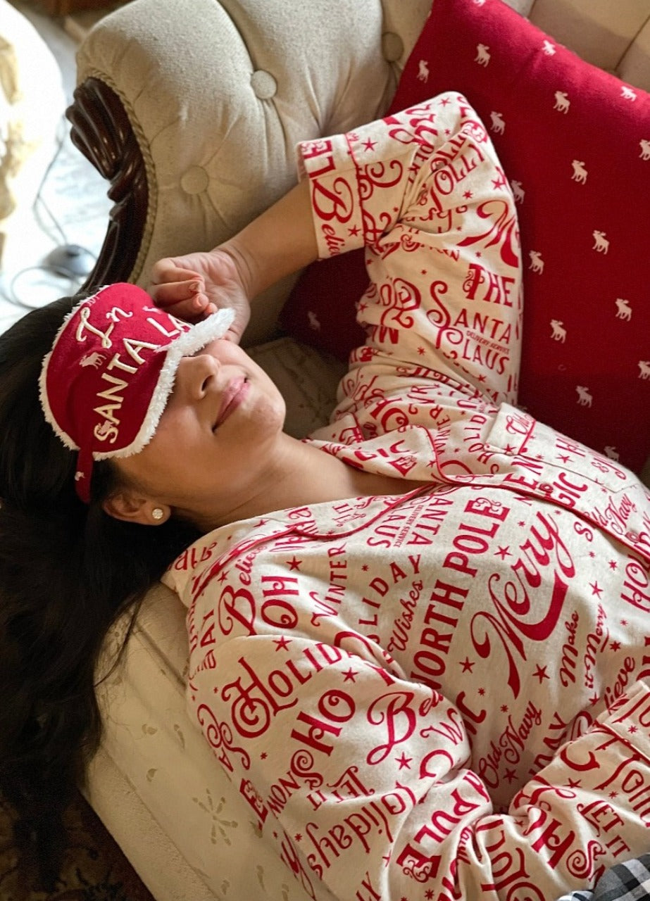 Cream Merry Christmas Nightwear